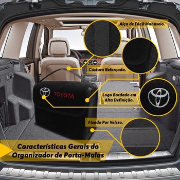 Bolsa Organizadora de Ferramentas para Porta Malas Modelo Toyota
