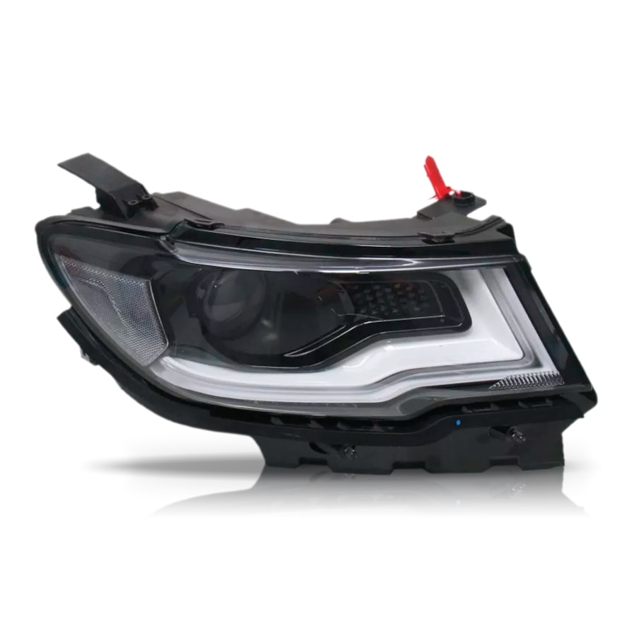 FAROL JEEP COMPASS 2017 2018 ELETRICO COM MOTOR COM LED São Paulo