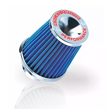 Filtro Ar Conico Performance C/ Tecido Filtrante Azul 12cm