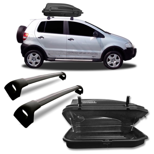 Kit Rack Bagageiro Fox Cross Fox Preto Com Bau 270 Litros Sao Paulo Auto Pecas Kit Rack Bagageiro Fox Cross Fox Preto Com Bau 270 Litros Sao Paulo Auto Pecas