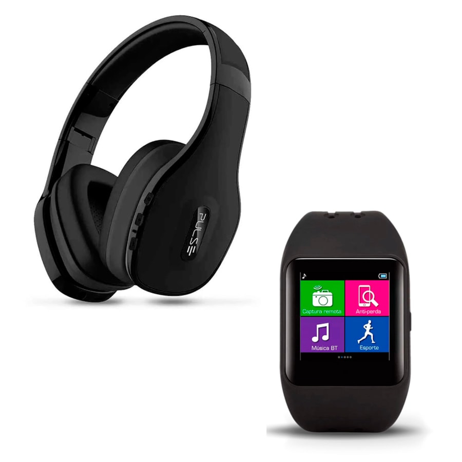 Kit Smartwatch Relógio Bluetooth + Headphone Bluetooth - São Paulo Auto Peças