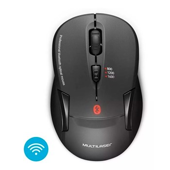 Mouse Sem Fio Bluetooth Preto - Mo254
